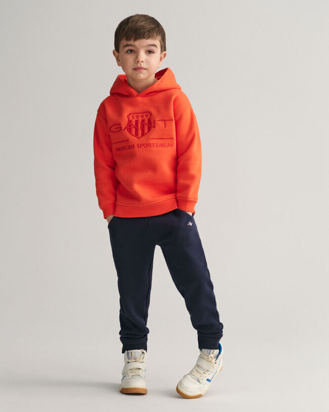 Kids Kontrast Shield Hoodie