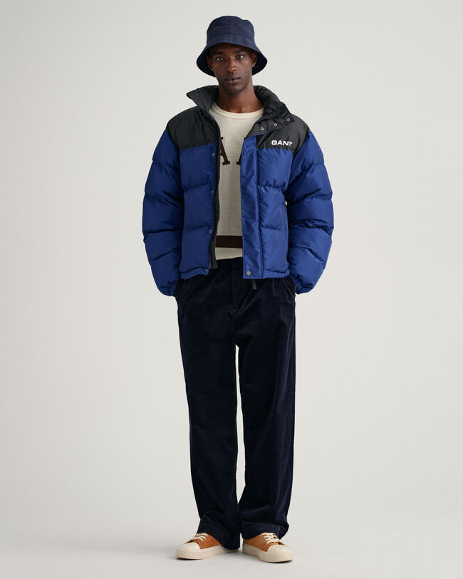 Wattierte Blockfarben Jacke