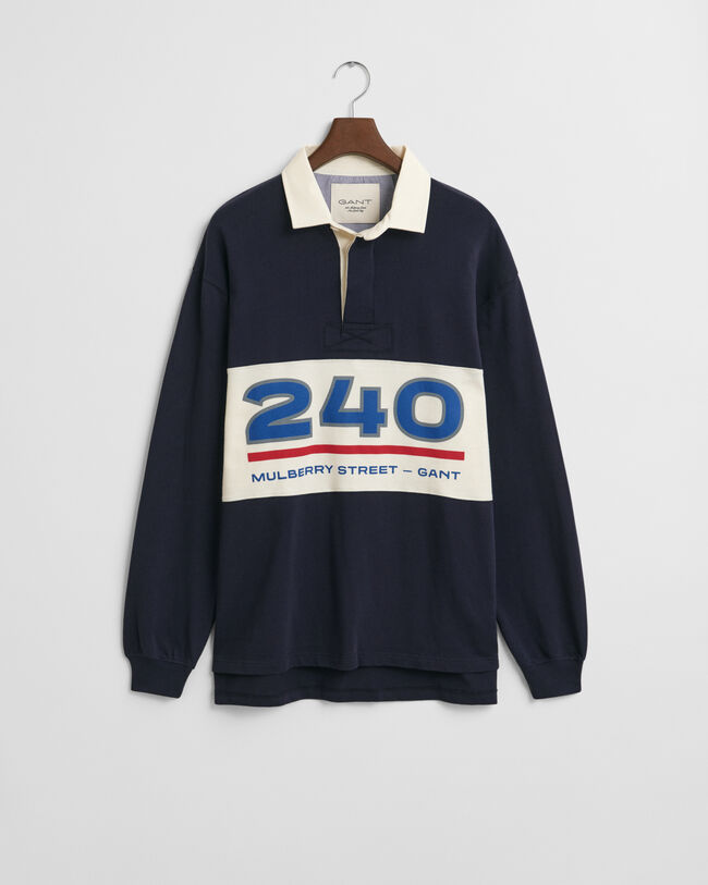 Graphic Heavy Rugger mit Blockstreifen