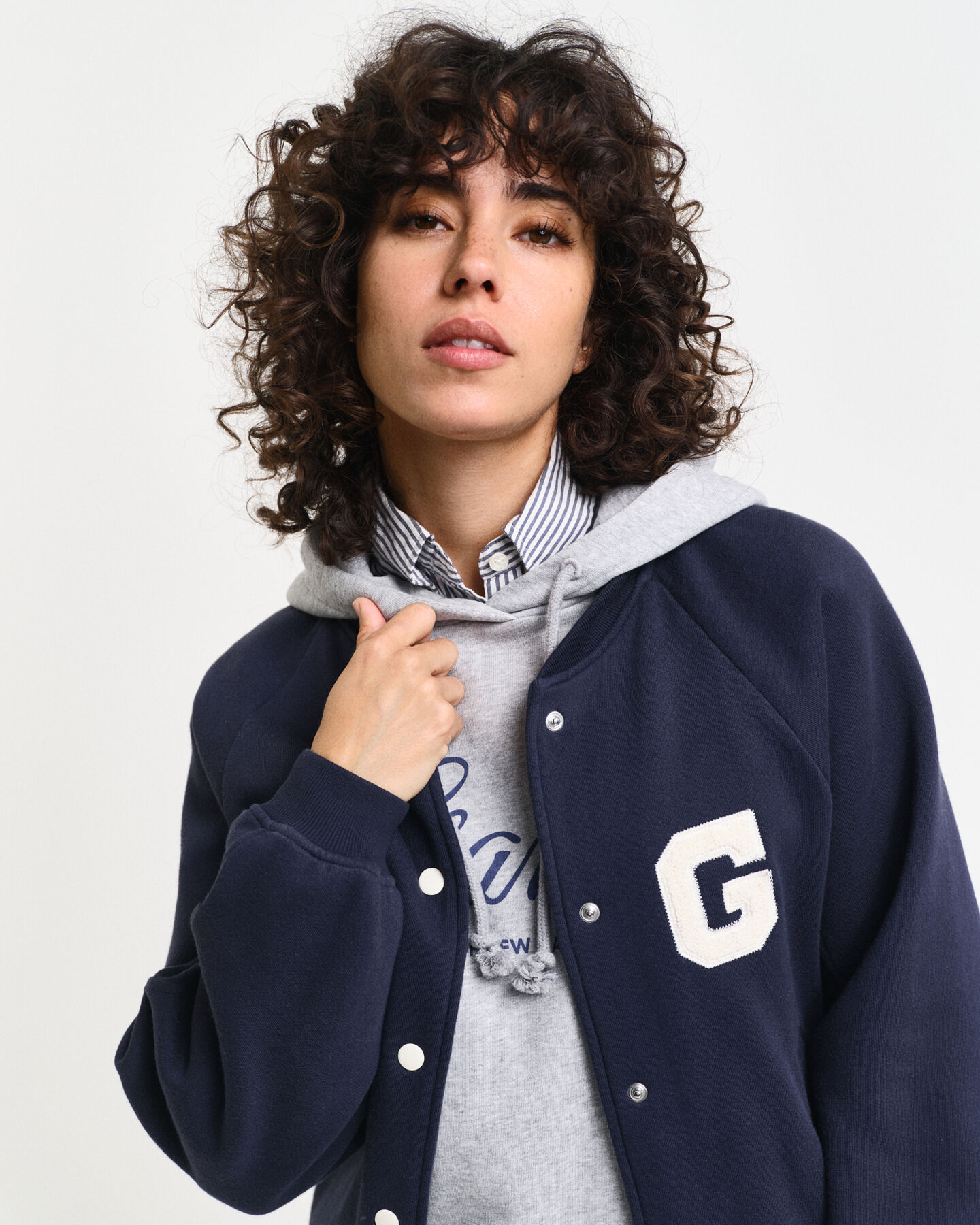 GANT Jersey Varsity Jacke mit G-Badge