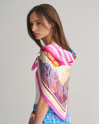 Scenery Print Seidentuch