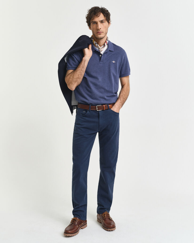 Regular Fit Shield Piqué Poloshirt