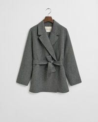 Handgenähte Jacke mit Gürtel