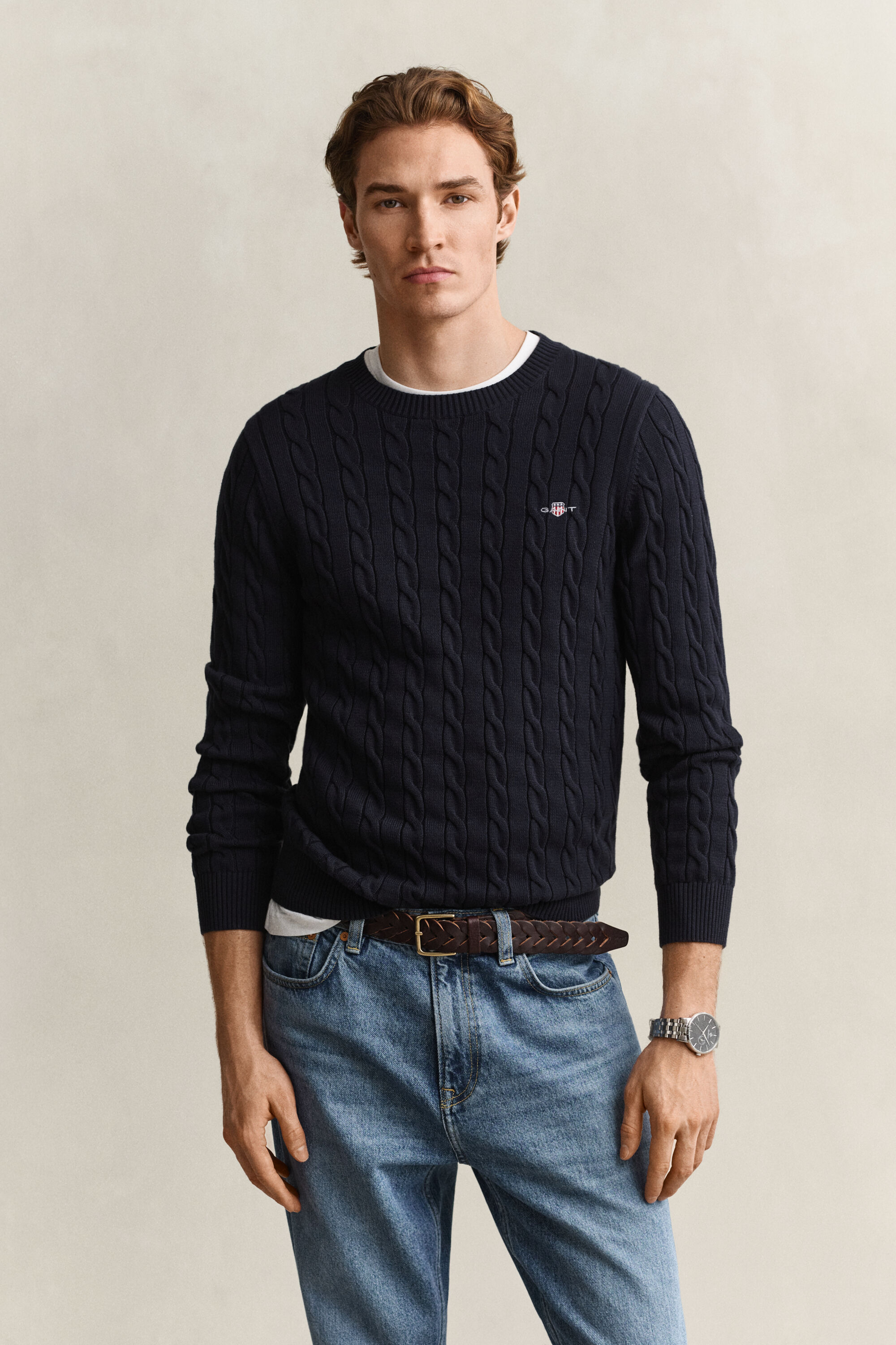Classic Zopfstrickpullover
