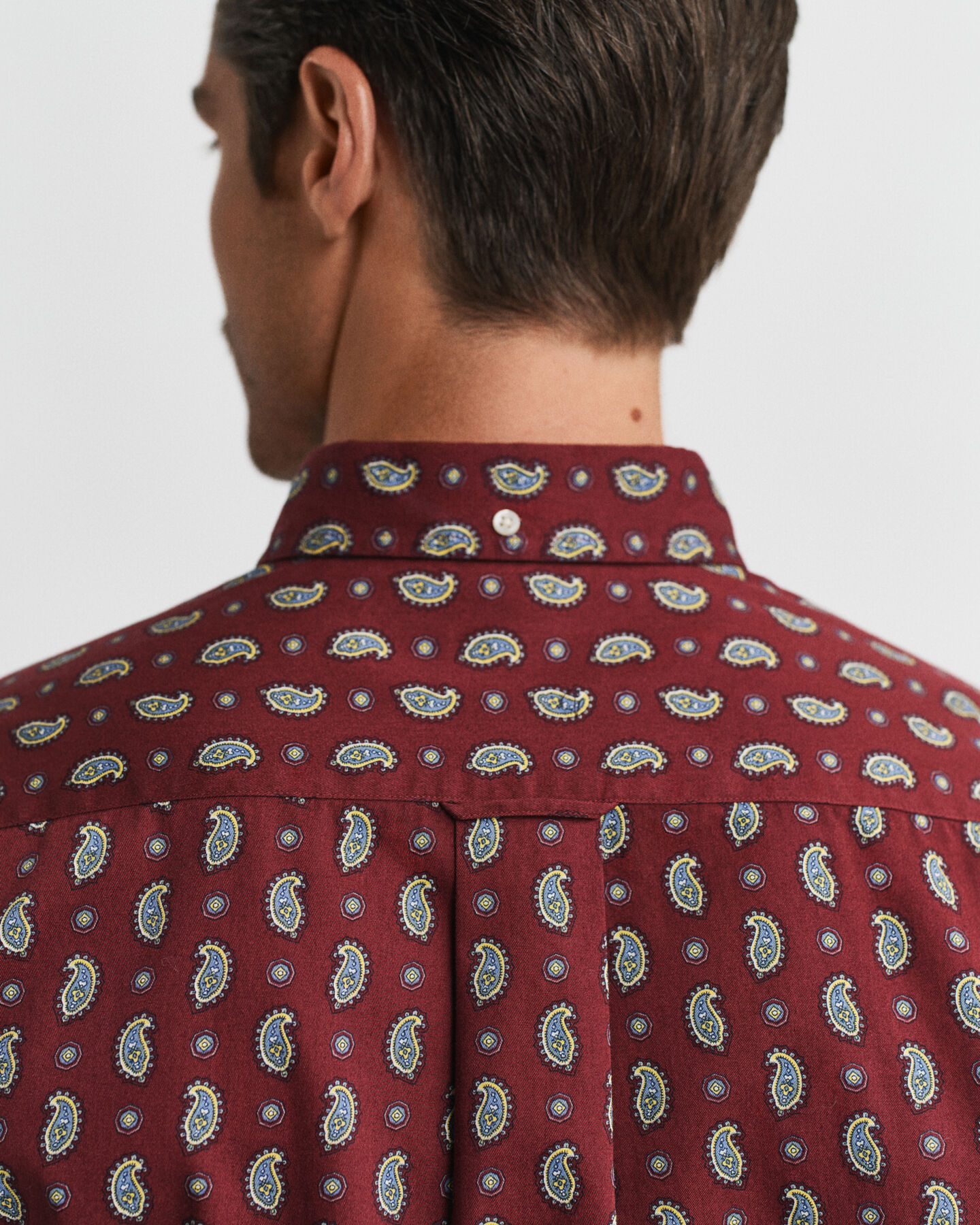Regular Fit Twill-Hemd mit Paisley-Print