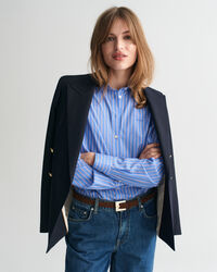 Regular Fit Classic Popeline Hemd mit Streifen