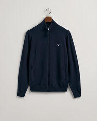 Strickjacke aus Super Fine Lambswool mit Reißverschluss