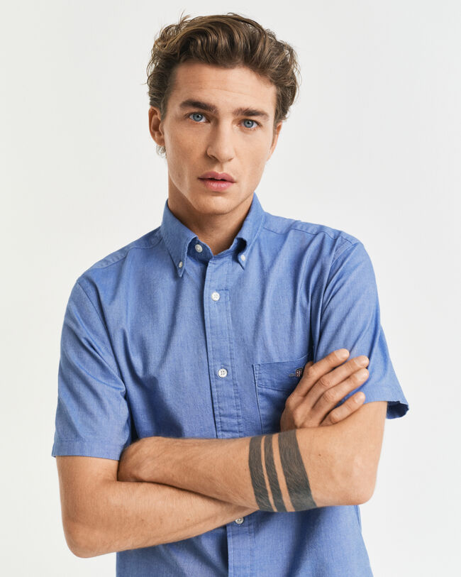 Regular Fit Classic Oxford-Kurzarmhemd