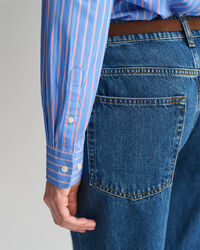 Regular Fit Classic Popeline Hemd mit Streifen