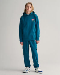 Teen Boys Contrast Shield Cargo Sweathose