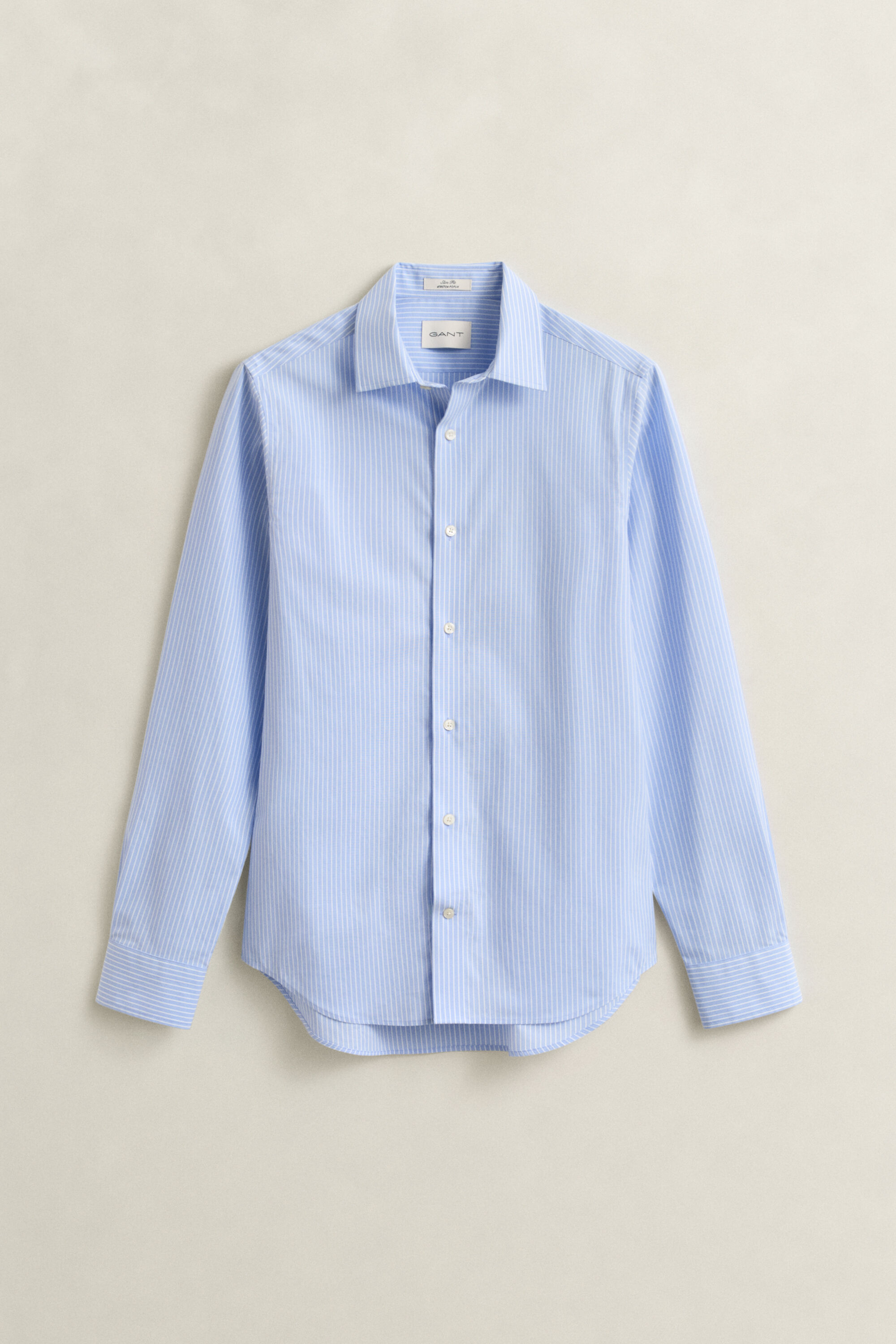 Striped Stretch Poplin Shirt