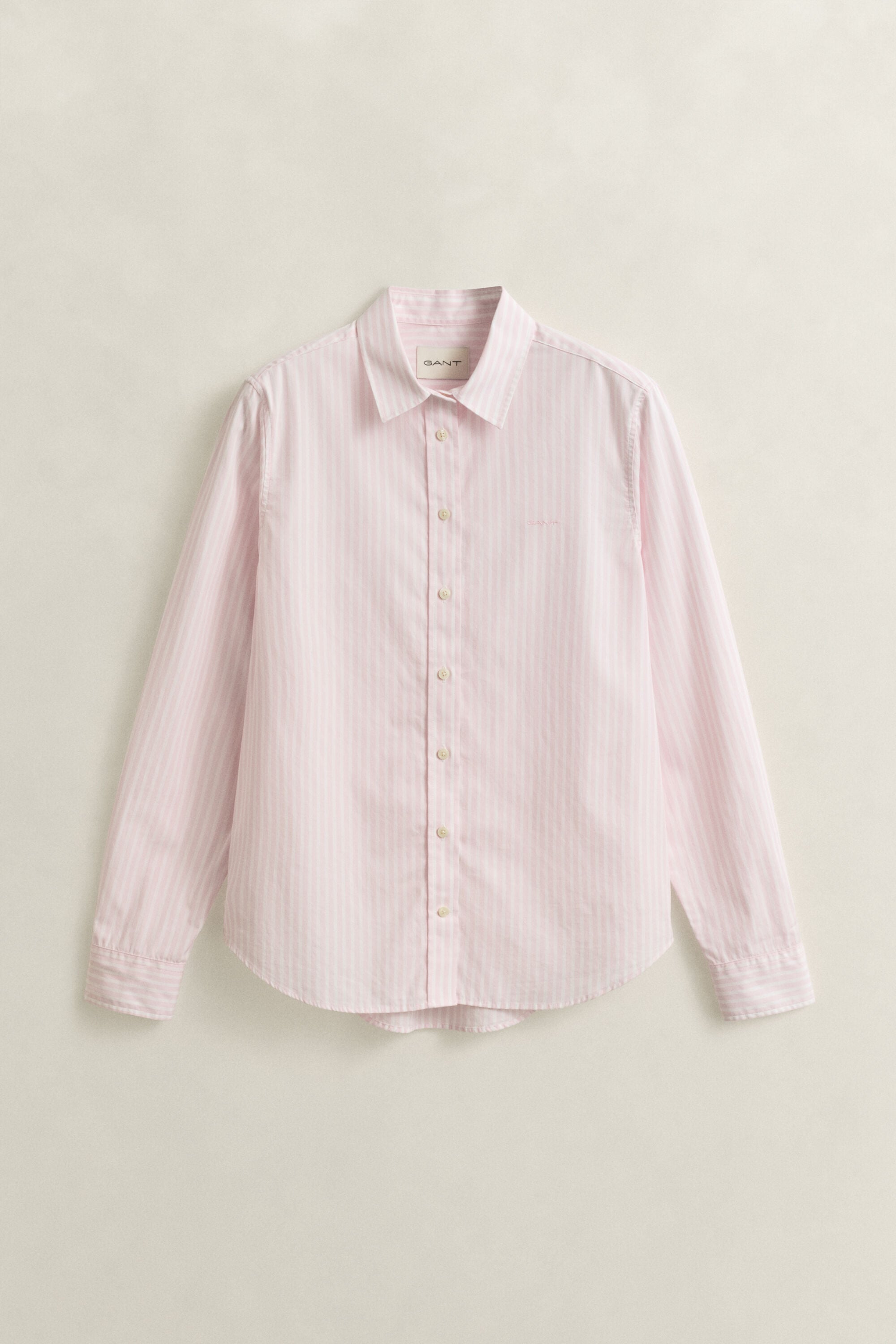 Regular Fit Classic Popeline-Bluse mit Streifen