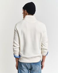 GANT 49 Arch Graphic Sweatshirt mit Rei&szlig;verschlusskragen