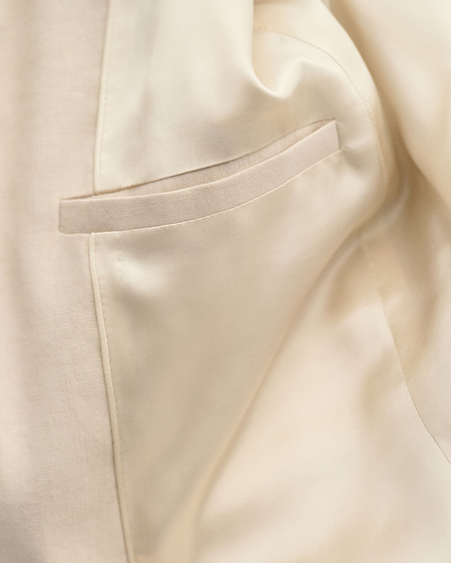 Regular Fit Stretch Leinen Blazer