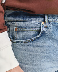 Bootcut Jeans mit Vintage-Waschung