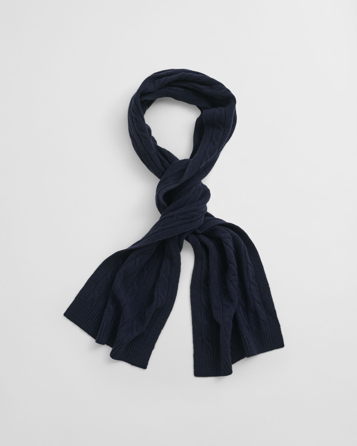 Zopfstrick Wollschal