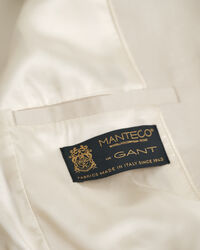 Slim Fit Blazer aus Stretch-Leinen