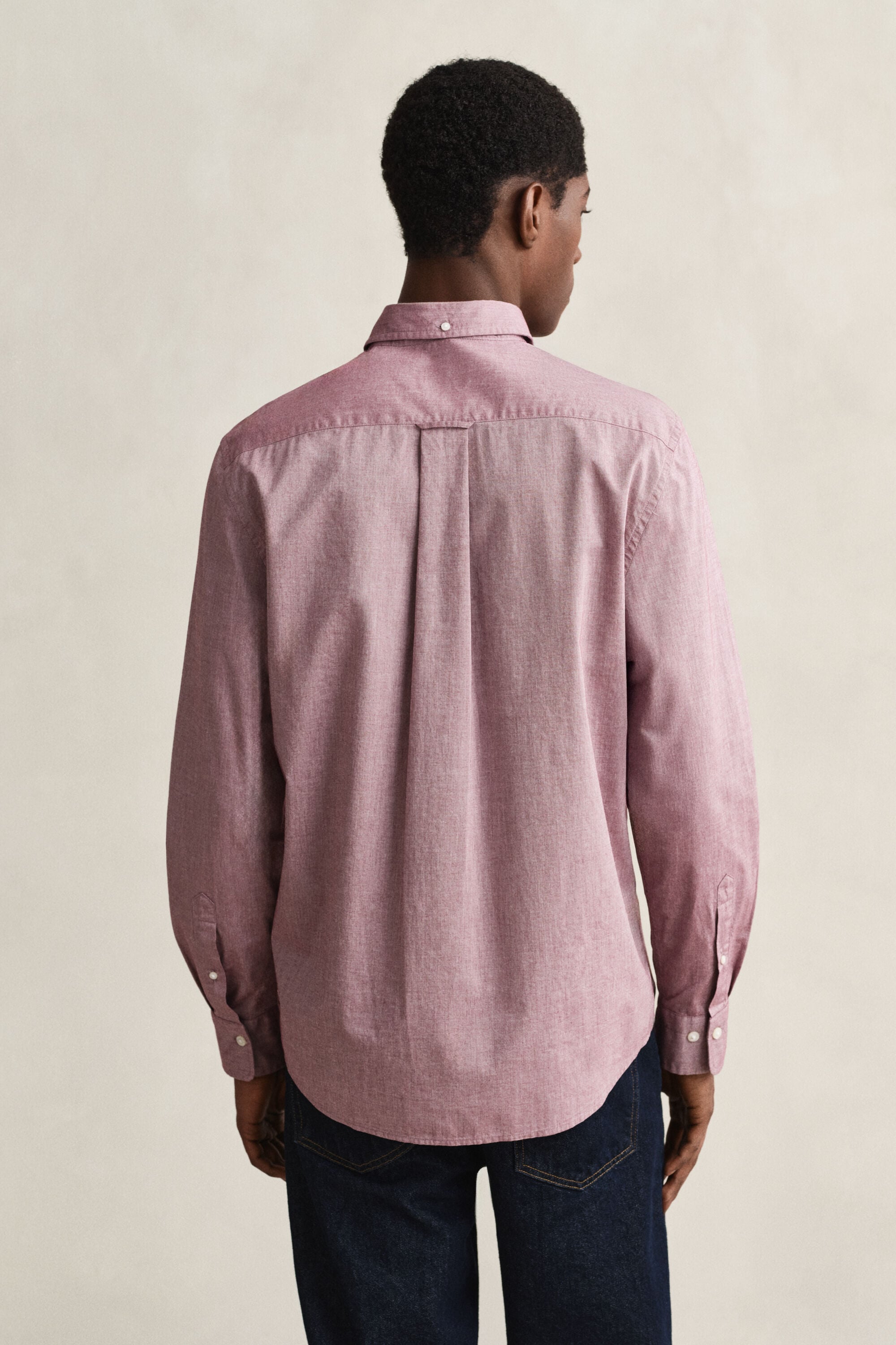 Chemise coupe regular en popeline classique