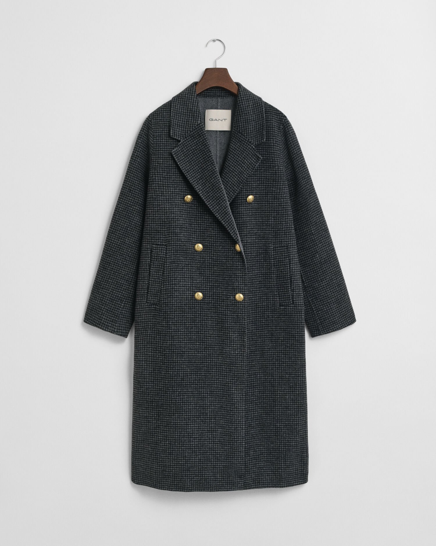 Checked Handstitched Coat