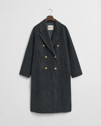 Handgenähter Mantel mit Karomuster