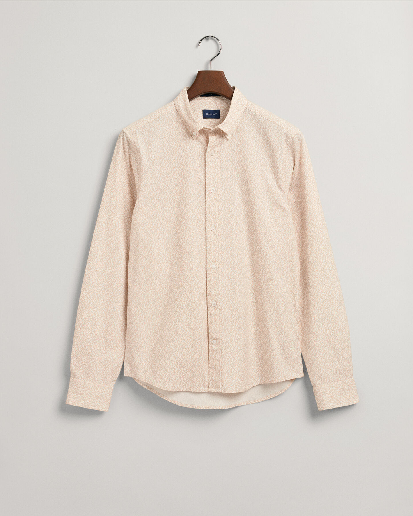 Slim Fit Paisley Oxford-Hemd