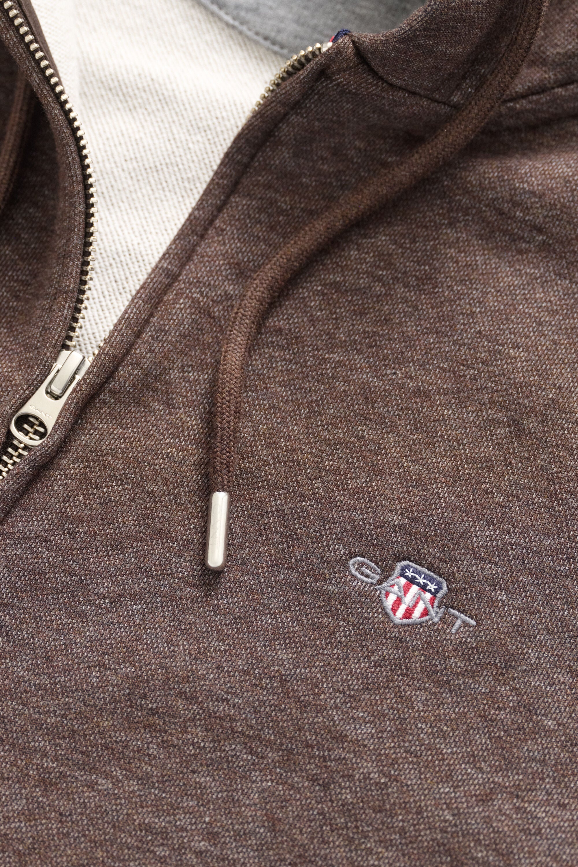Felpa con cappuccio Shield con zip