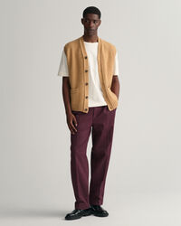 Geknöpfte Weste aus weicher Wolle