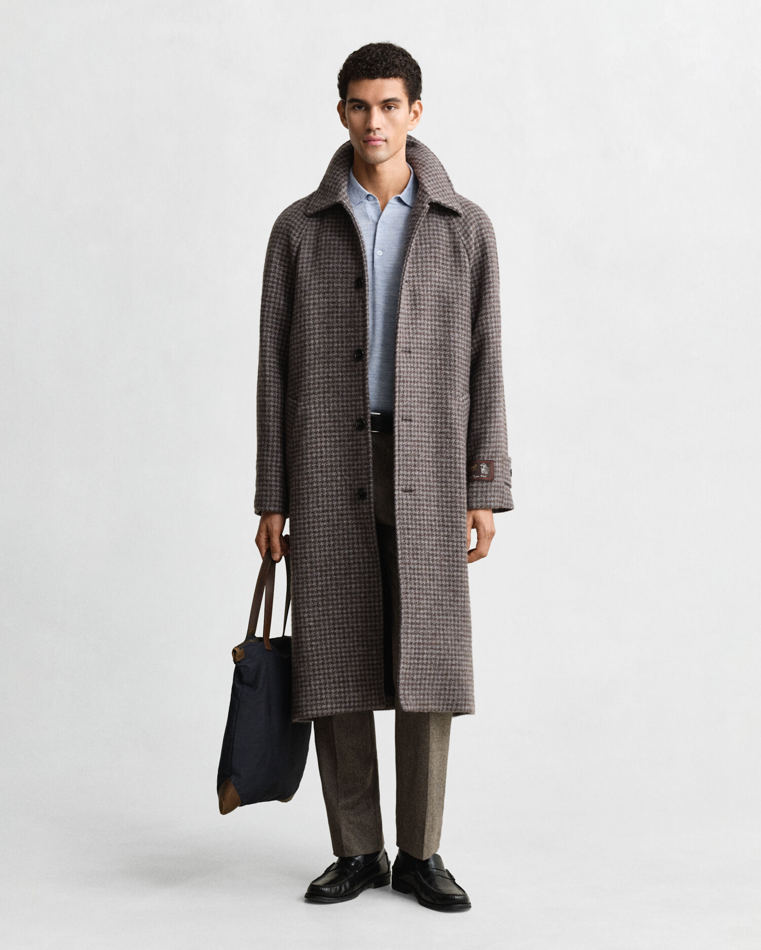 Kurzärmeliger Polopullover aus extrafeiner Merinowolle