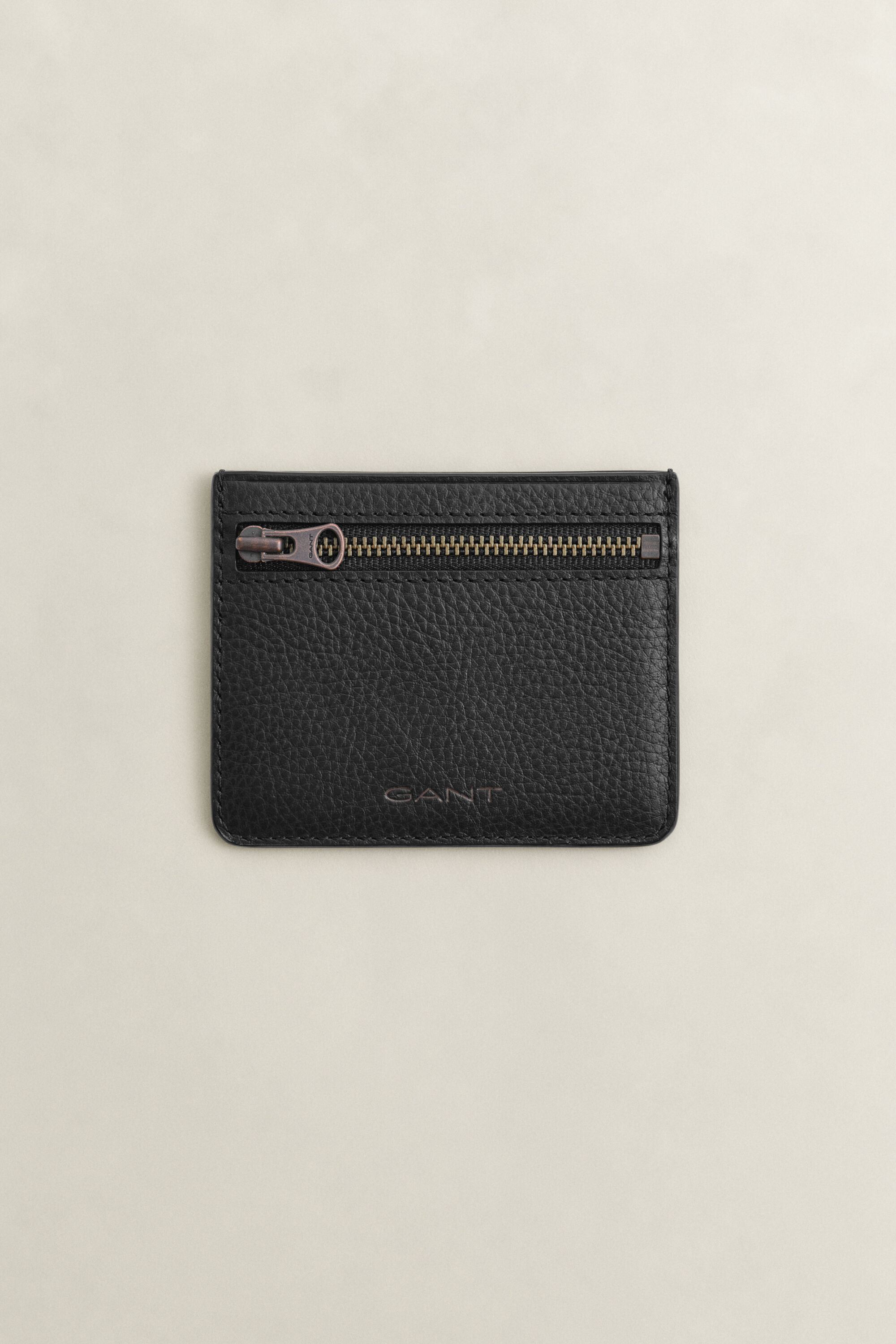 Grained Leather Card Pouch