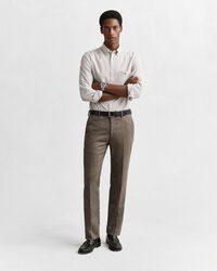 Regular Fit Banker Stripe Classic Oxford-Hemd