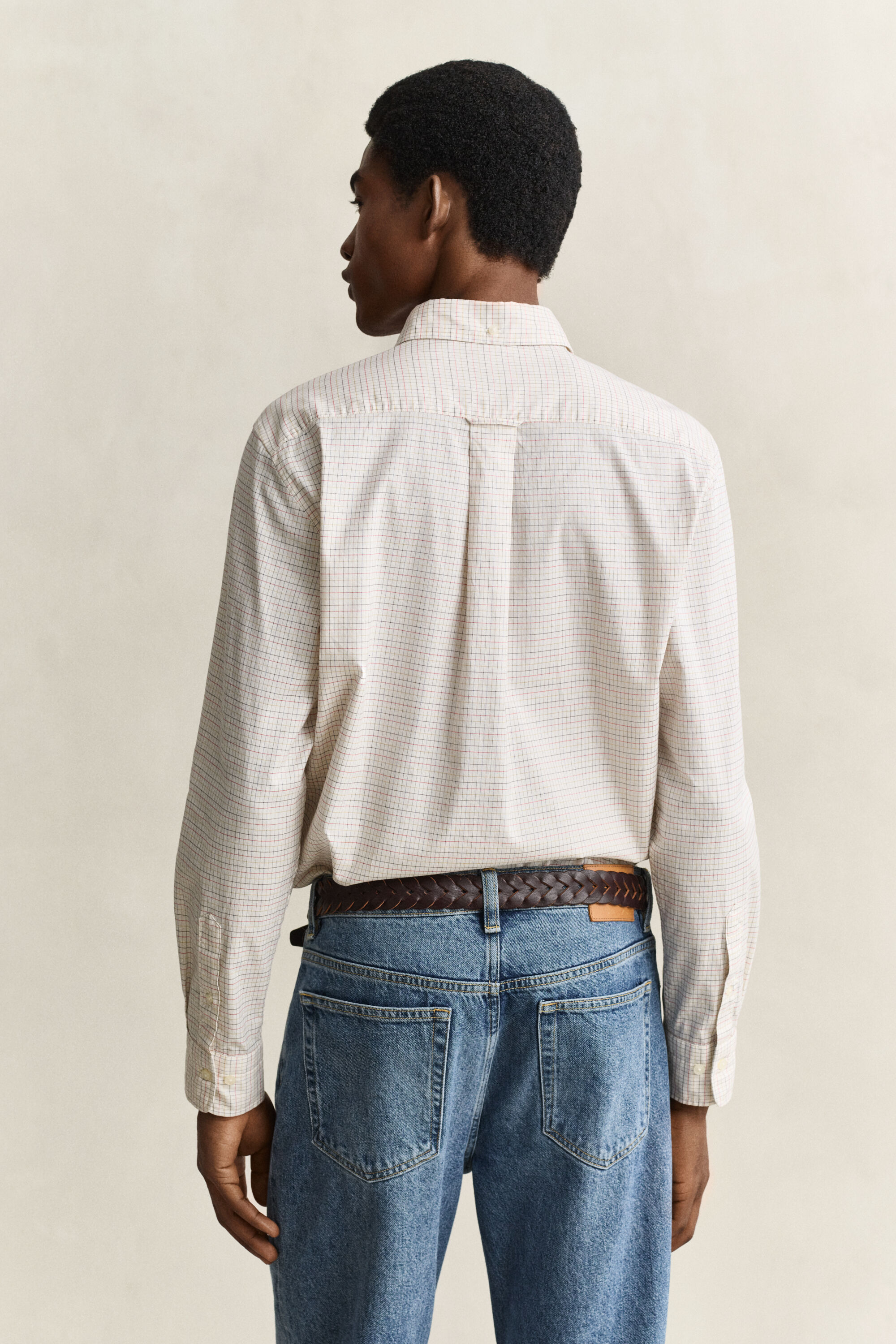 Kariertes Gant x Yale Oxford-Hemd