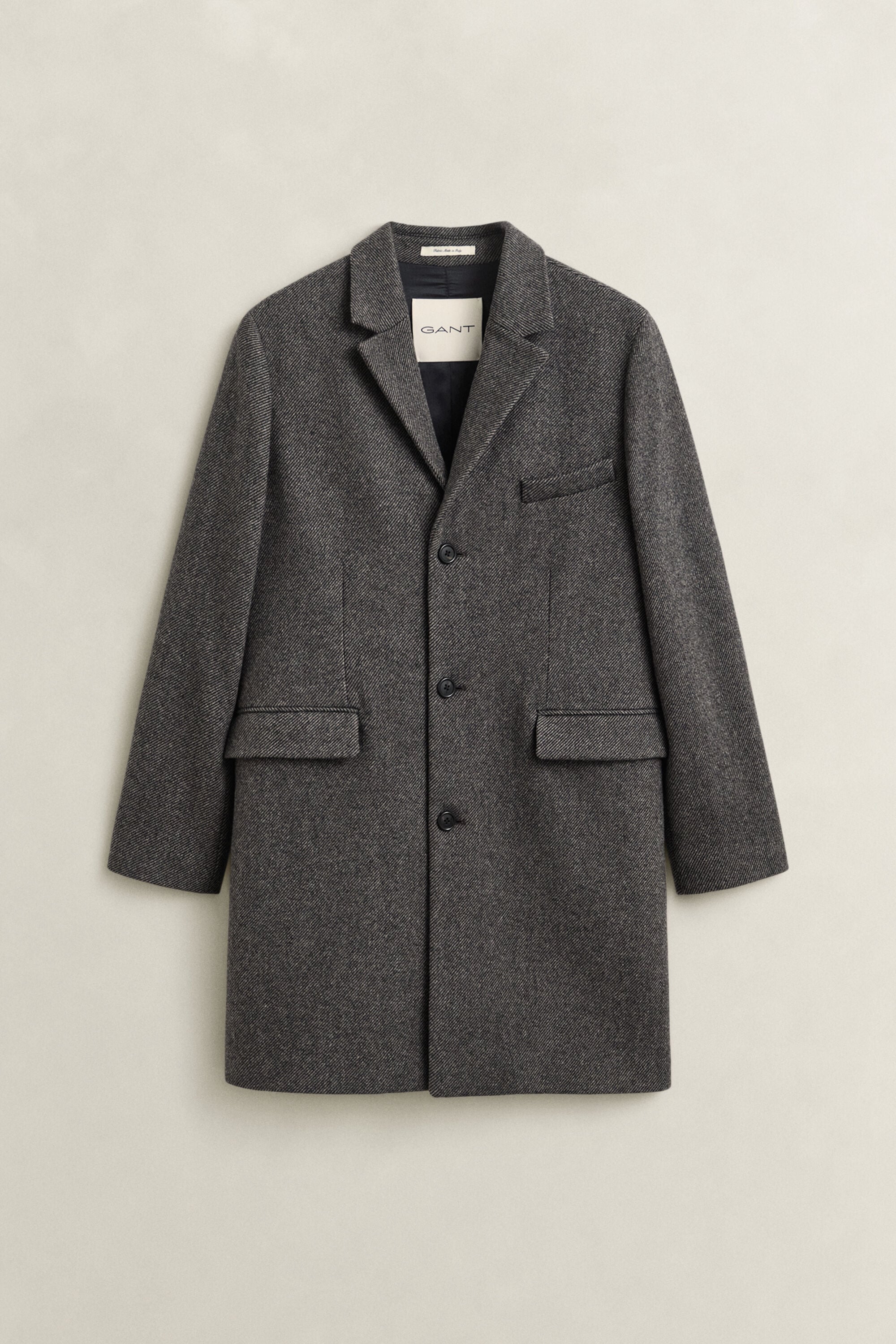 Two-Toned Wool Coat
