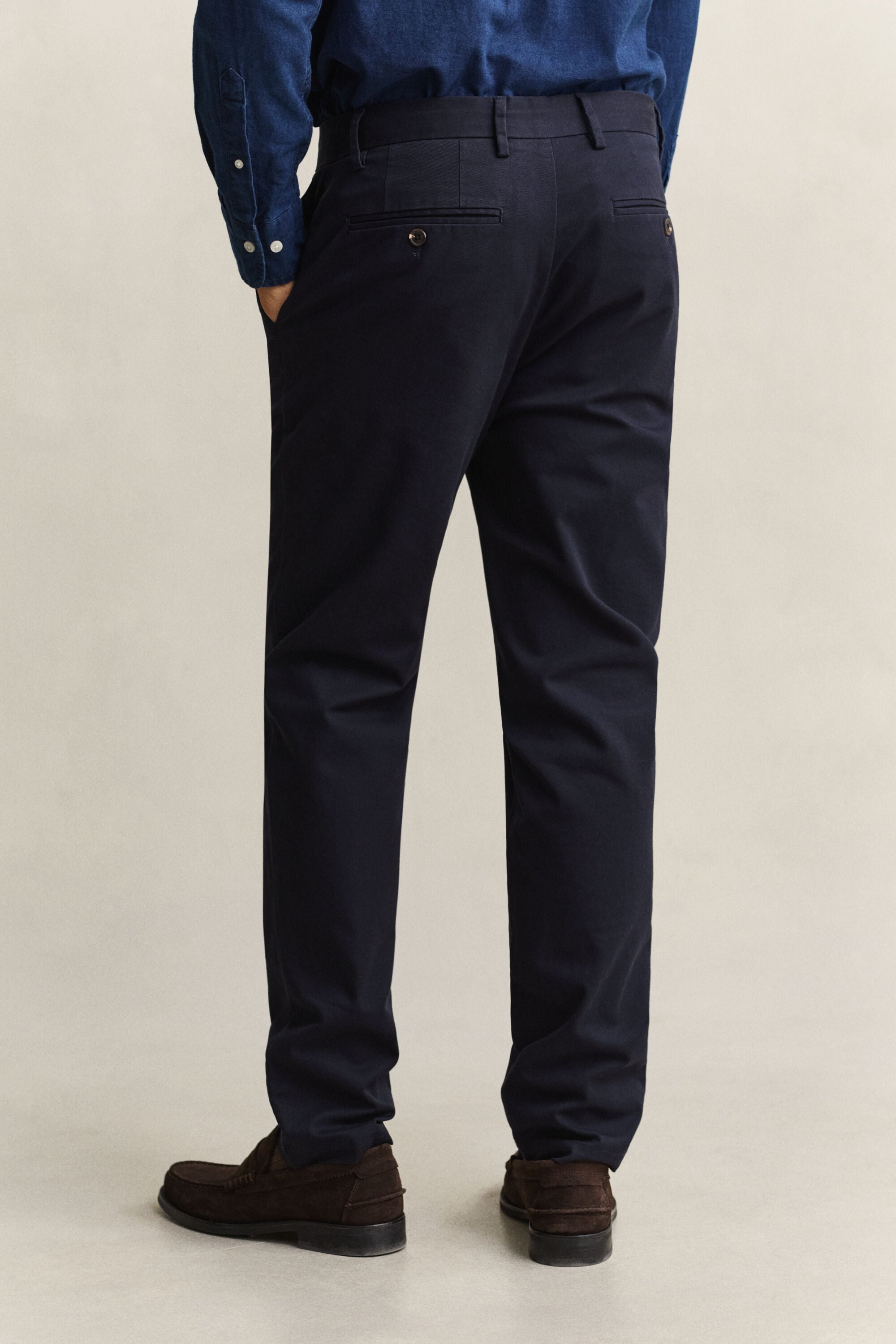Elegante Slim Fit Chinohose