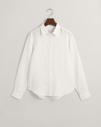 Regular Fit Leinen Chambray Bluse