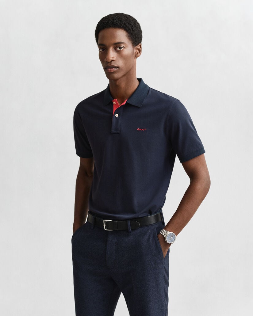 Kontrast Piqué Poloshirt