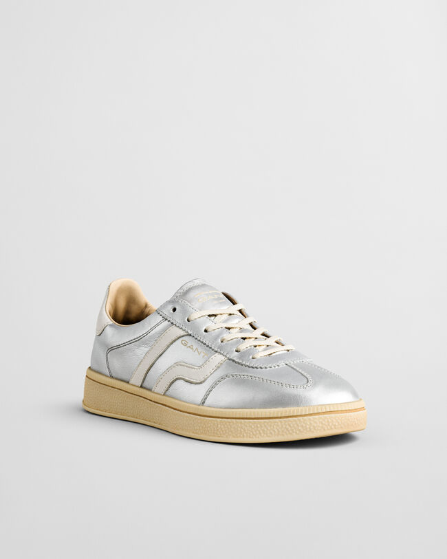 Cuzima Sneaker aus Metallic-Leder