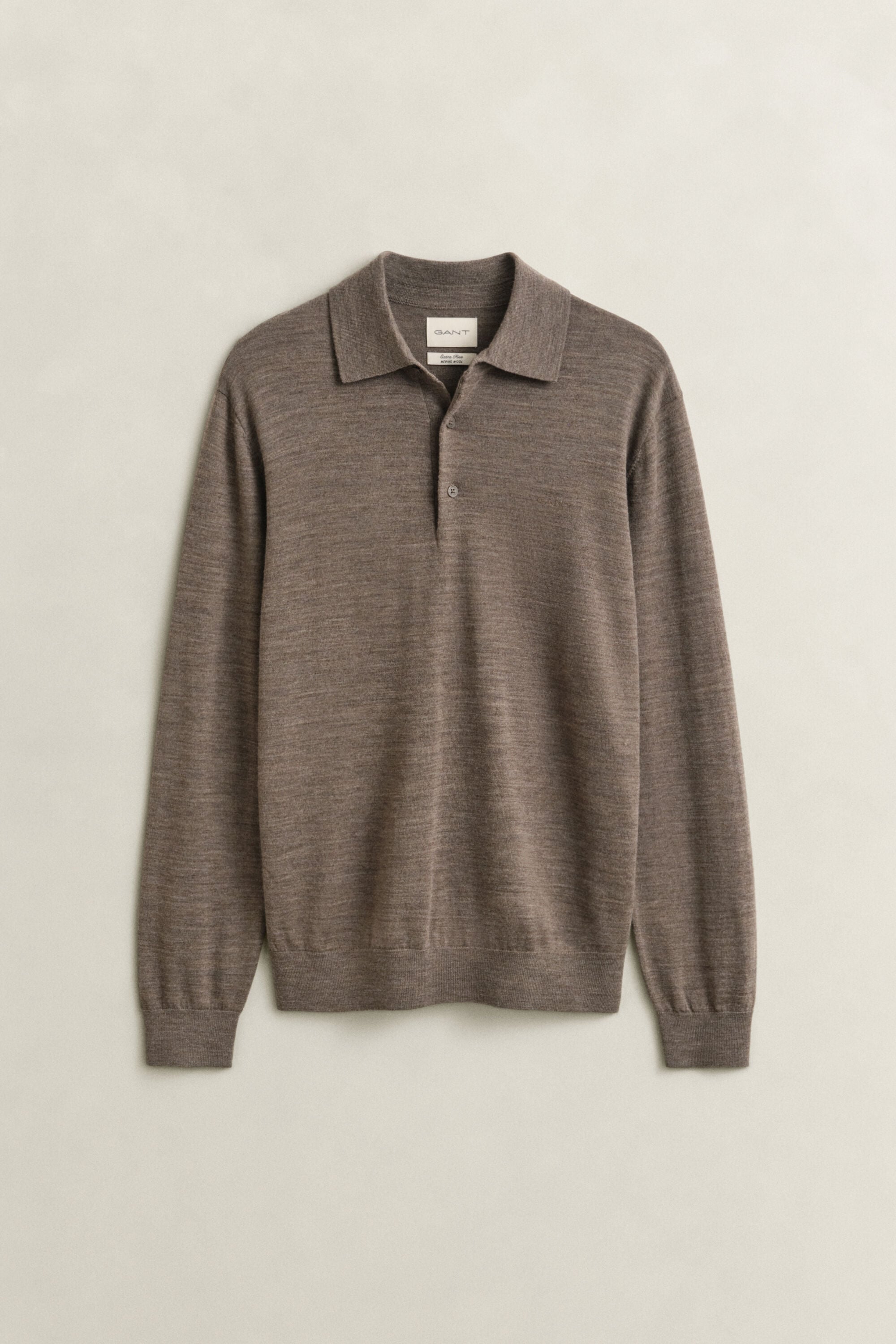 Polopullover aus extrafeiner Merinowolle