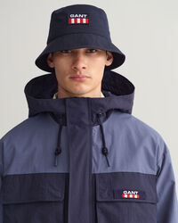 Kapuzenjacke im Blockfarbendesign