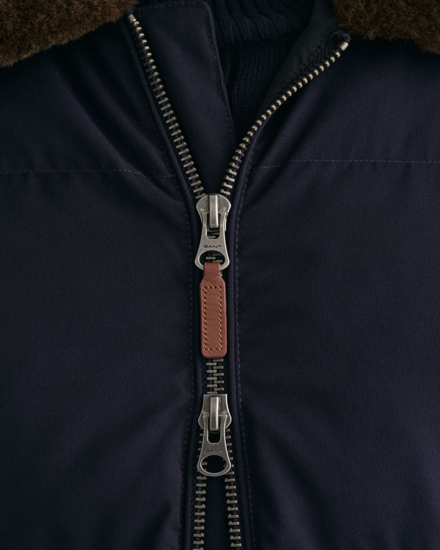 Wattierte Puffer Jacke aus Flanell