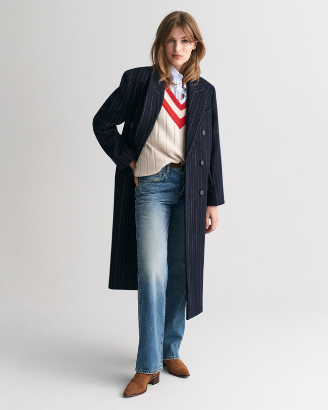 Kontrast Pullunder mit V-Ausschnitt