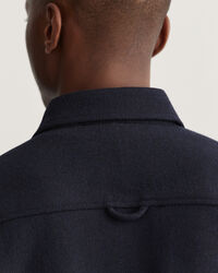 Hemdjacke aus Wollmischung