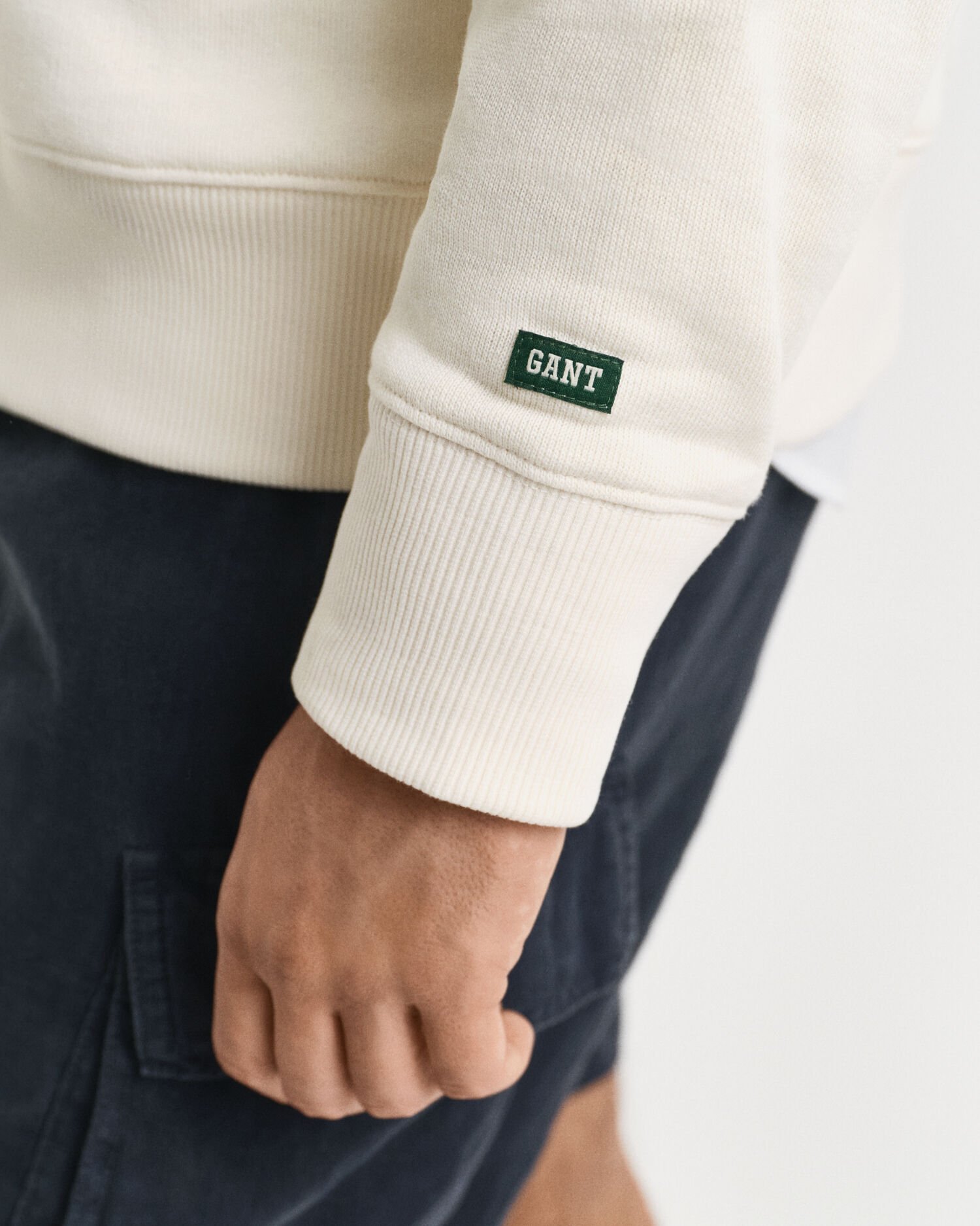 Sweat-shirt col rond avec logo