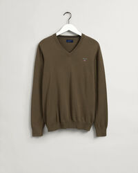 Classic V-Neck Pullover aus Baumwolle