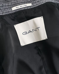 Zweifarbiger Wollmantel