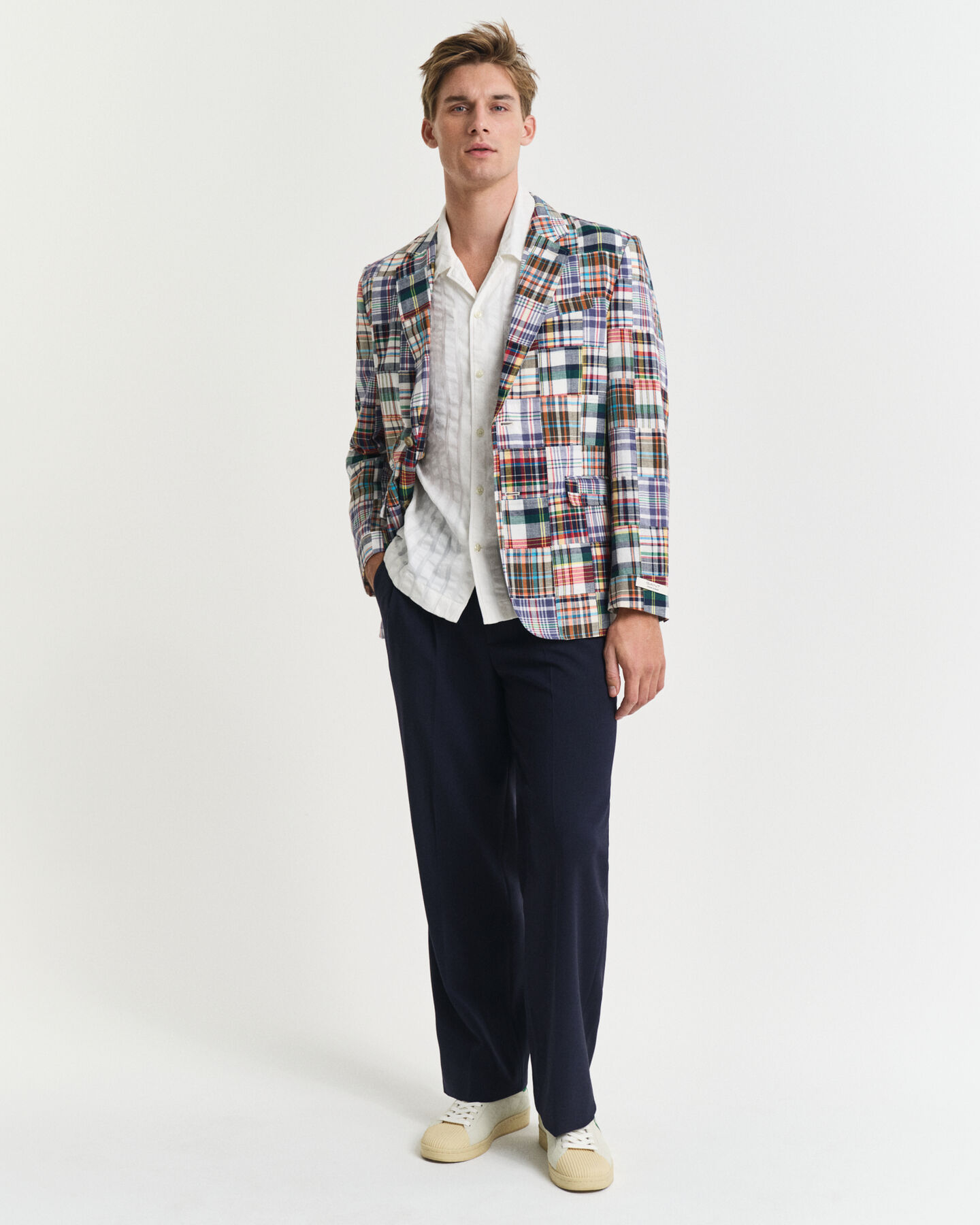 Relaxed Fit Seersucker Resort Kurzarmhemd