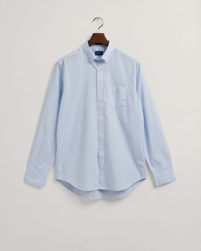 Regular Fit Broadcloth Hemd mit Streifen