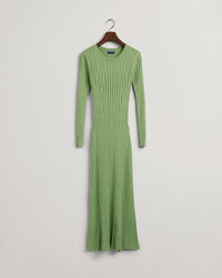 Geripptes Rundhalskleid