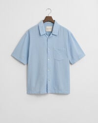 Relaxed Fit Kurzarmhemd mit Struktur