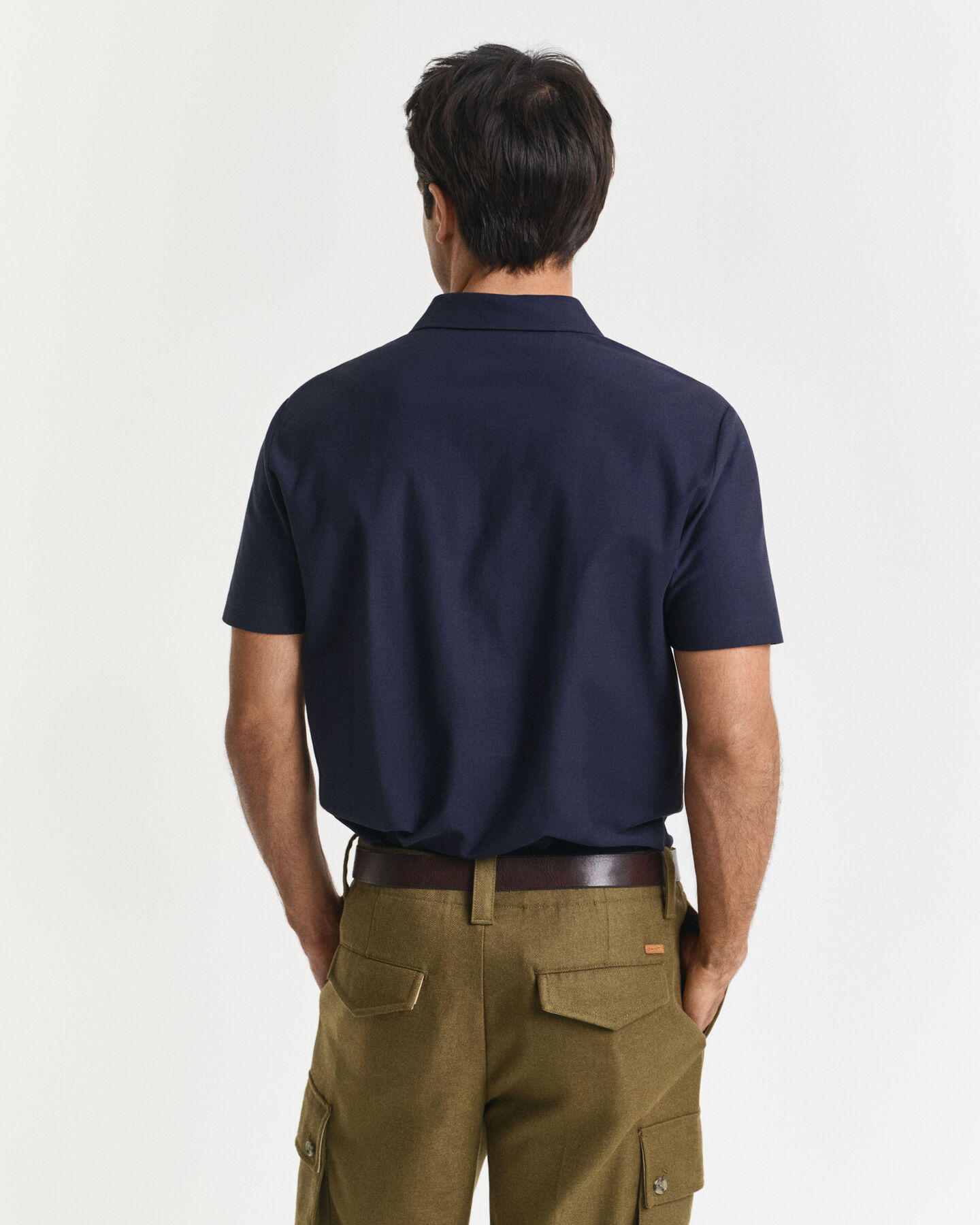 Poloshirt in Twill-Struktur