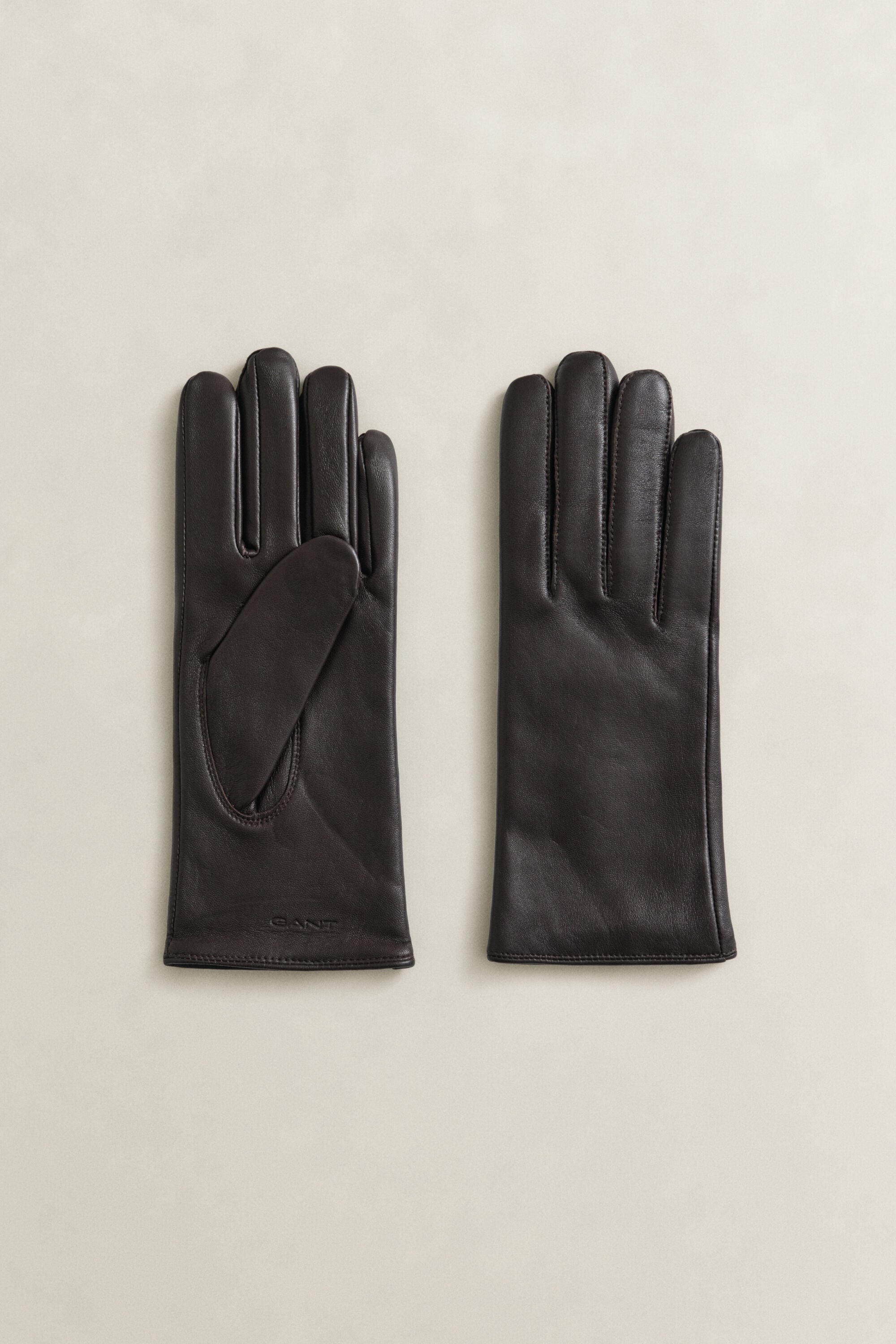 Gants en cuir doublé de cachemire